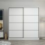 Kapusta Kleiderschrank 220x52x210 cm - Weiß