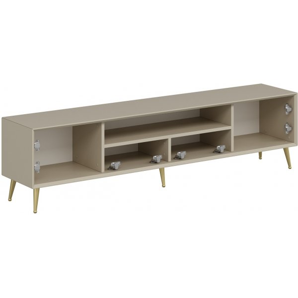 Basal Media Bank mit Beinen - Beige