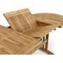 Saltö ovaler Esstisch aus Teak 150-210 cm Butterfly - Teak