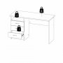 Function Plus Schreibtisch 120,1 x 48,1 x 72,6 cm - Eiche