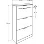 Shock Schuhschrank - Nussbaum