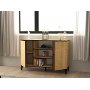 Ebin Sideboard - Saphireiche/Schwarz