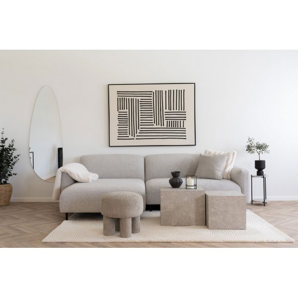 Salvador Diwansofa links - Hellgrau