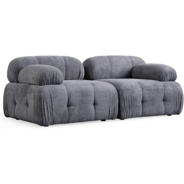 Petite 2-Sitzer-Sofa - Grau