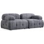 Petite 2-Sitzer-Sofa - Grau