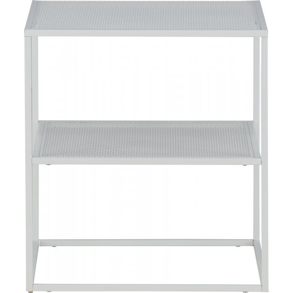 Netz Beistelltisch 55 x 55 cm - Weiß