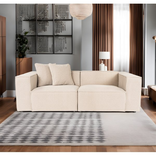 Lora 2-Sitzer-Sofa - Pfirsich