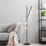 Domino Stehlampe 11041 - Schwarz/Weiß