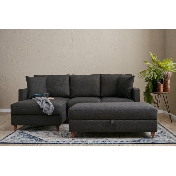 Eca Diwansofa links - Anthrazit