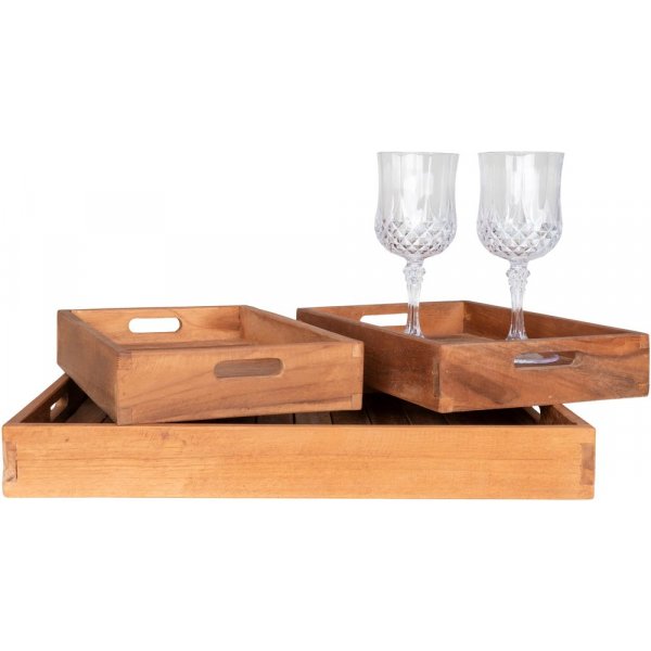 Faro Serviertablett - Teak