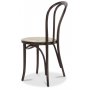 Bugholzstuhl No18 Classic mit Rattansitz - Braun