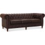 Chesterfield Cambridge 3-Sitzer Sofa - Vintage Stoff
