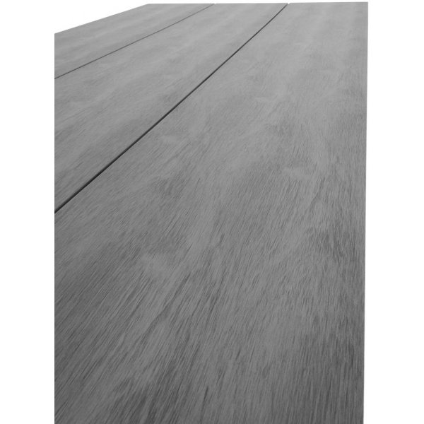 Denver Esstisch - Grau/Schwarz - 220 x 100 cm
