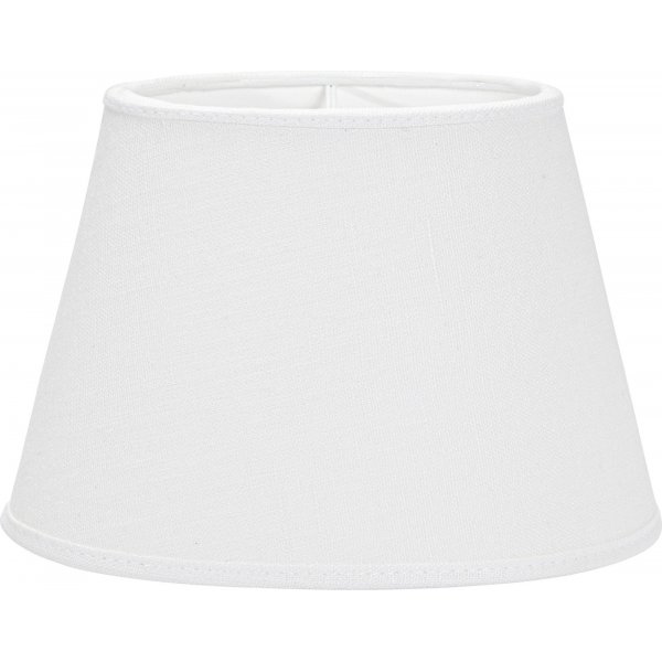 Ovaler Lampenschirm aus ausgewähltem Leinen - Offwhite