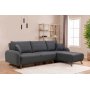 Kronos Schlafsofa Anthrazit