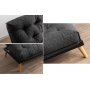 Schlafsofa Saki - Dunkelgrau