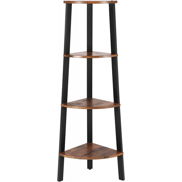 Nilla Eckregal 125 cm - Braun/Schwarz