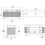 Stormy Sideboard - Weiß/Anthrazit
