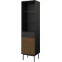 Vitrine Soma - Schwarz/Espresso
