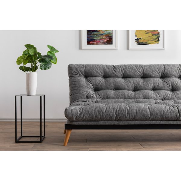 Saki 3-Sitzer-Schlafsofa - Hellgrau