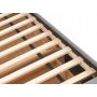 Hewie Bett mit Stauraum - Grau/Walnuss