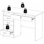 Function Plus Schreibtisch mit 4 Schubladen 109,3 x 48,5 cm - Black Box