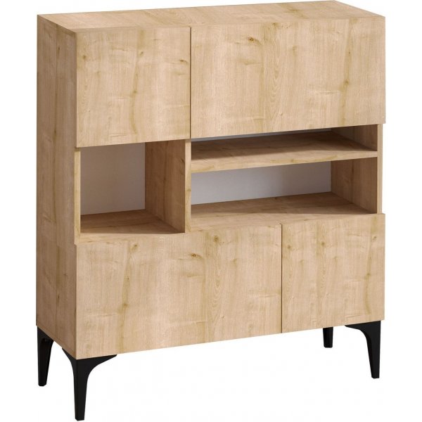 Krista Sideboard - Saphir/Eiche