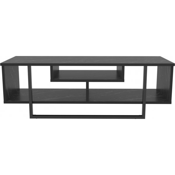 Asal Medienbank 120 cm - Schwarz