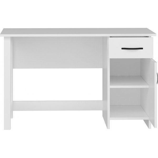 Natürlicher Schreibtisch 120 x 60 cm - Weiß