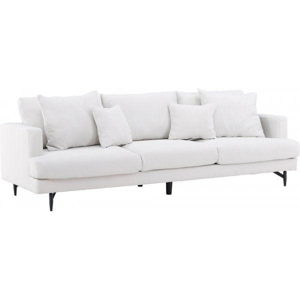 Sofia 3-Sitzer-Sofa - Beigefarbenes Leinen