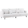 Sofia 3-Sitzer-Sofa - Beigefarbenes Leinen