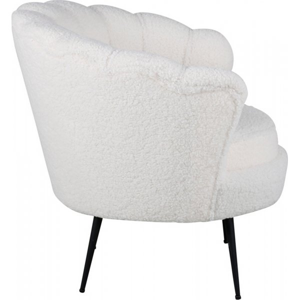 Ballini Sessel - Weißer Teddy