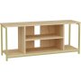 Rinaldo Medienbank - Gold/Eiche