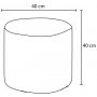 Inozu Pouf - Braun