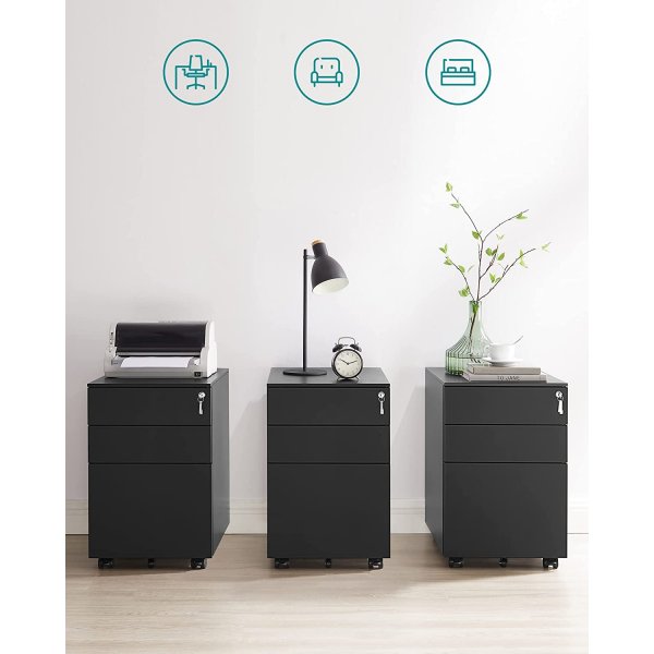 Bille-Box 52 x 39 cm - Schwarz