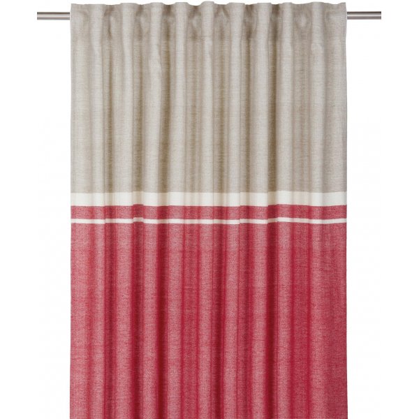 Carin Vorhang 2er-Pack 2 x 140 x 260 cm - Rot