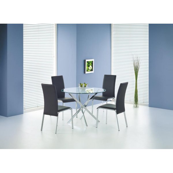 Trend 4 Tische - Glas/Chrom