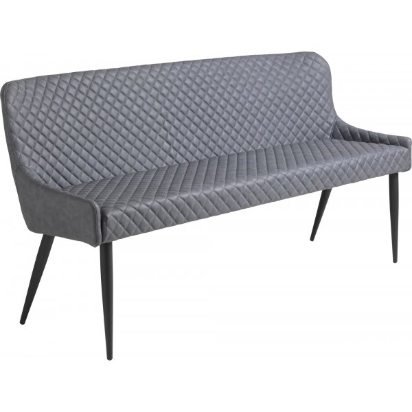 Aman 2,5-Sitzer-Sofa aus grauem PU