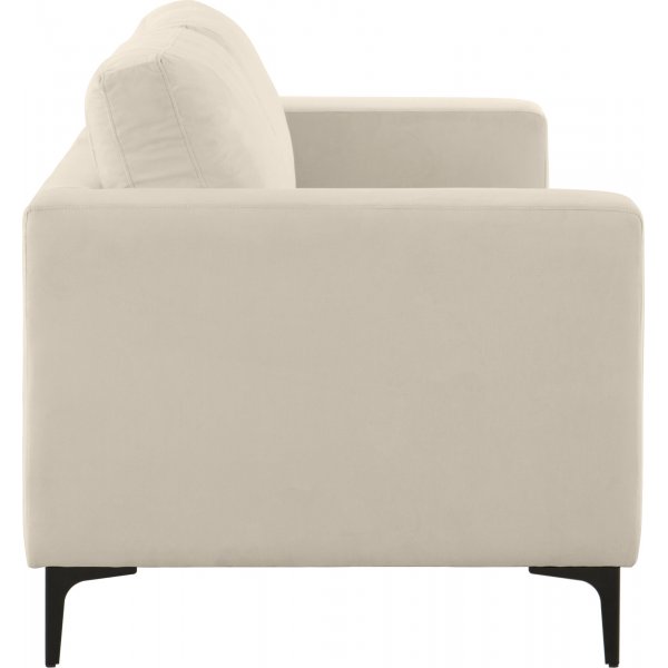 Aspen 3-Sitzer-Sofa - Beige Samt