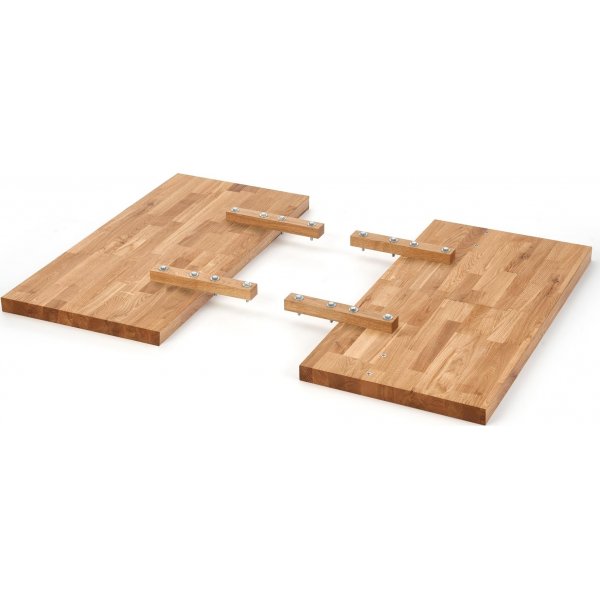 Xavier Esstisch 160-250 x 90 cm - Eiche/Schwarz