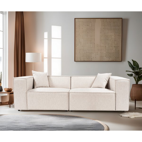 Lora 2-Sitzer-Sofa - Hellbraun