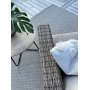 Flachgewebter Teppich Pampero Grau