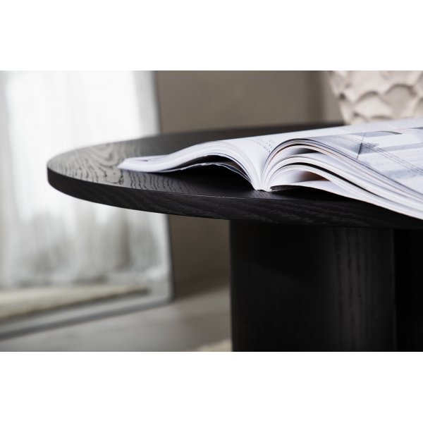 Couchtisch Olivia Ø80 cm - Schwarz