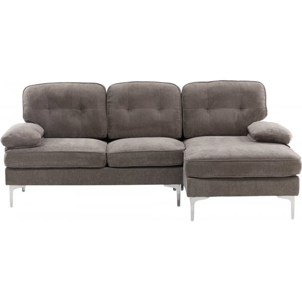 Remis Diwansofa - Dunkelgrau
