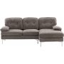 Remis Diwansofa - Dunkelgrau