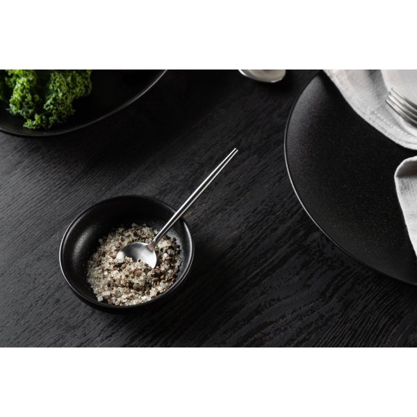 Wabi-Sabi-Saucenschale Ø10 cm - Schwarz