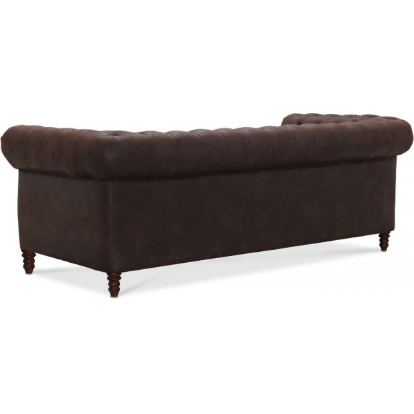Chesterfield Cambridge 3-Sitzer Sofa - Vintage Stoff