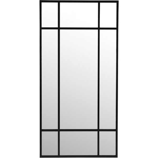 Marlon Spiegel 200 cm - Metall/Antikschwarz