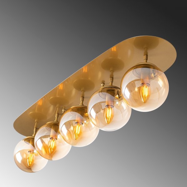 Well Deckenleuchte 11725 - Gold