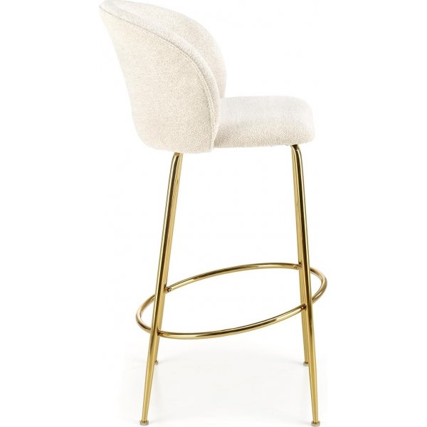 Barhocker Beige/Gold